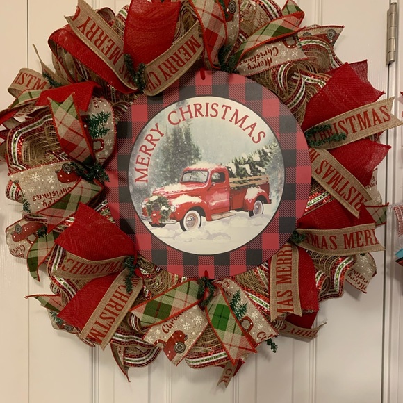 Other - Handmade mesh wreath
